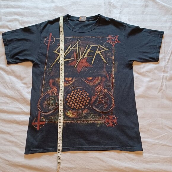 2010 Yazbek Slayer Snuff T-Shirt Adult Size Medium Heavy Metal - Picture 9 of 9